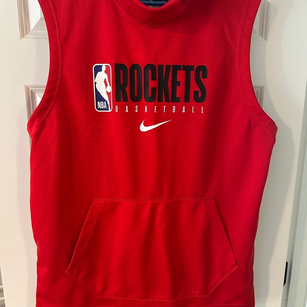 Nike NBA Rockets Basketball Sleeveless Hoodie